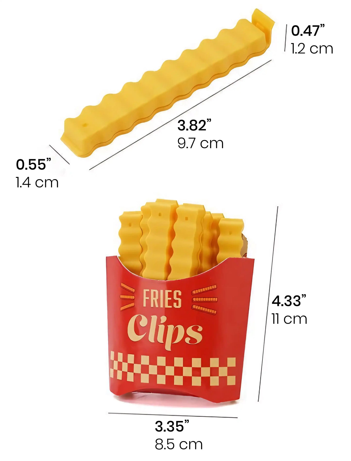 Fries Chip Clips - Clip It Like It’s Hot - Let There Be Cute