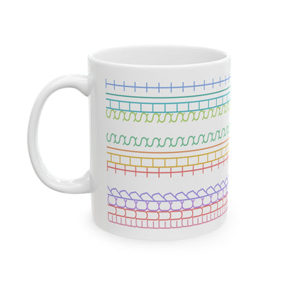 Rainbow Rant Pattern Mug – Hidden “Fck This Sht” Message - Let There Be Cute