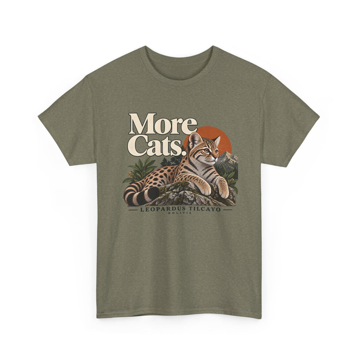 More Cats. Leopardus Tilcayo T-Shirt — New Cat Species 2026 - Let There Be Cute