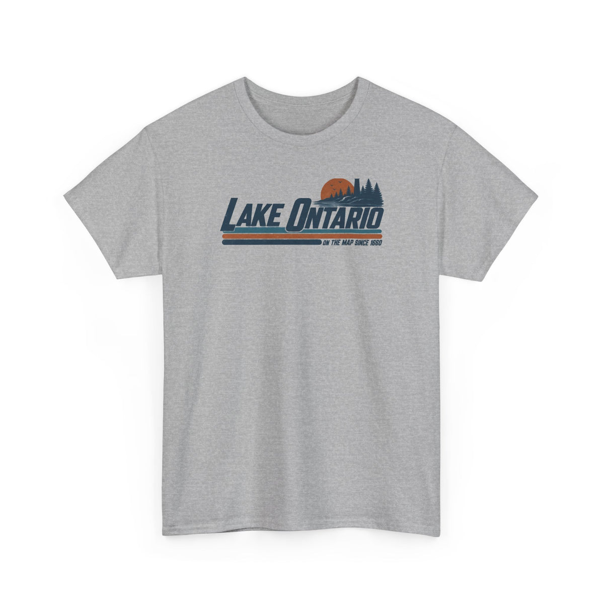 Lake Ontario “On the Map Since 1660” Retro T-Shirt - Let There Be Cute Lake Ontario shirt with vintage On the Map Since 1660 design