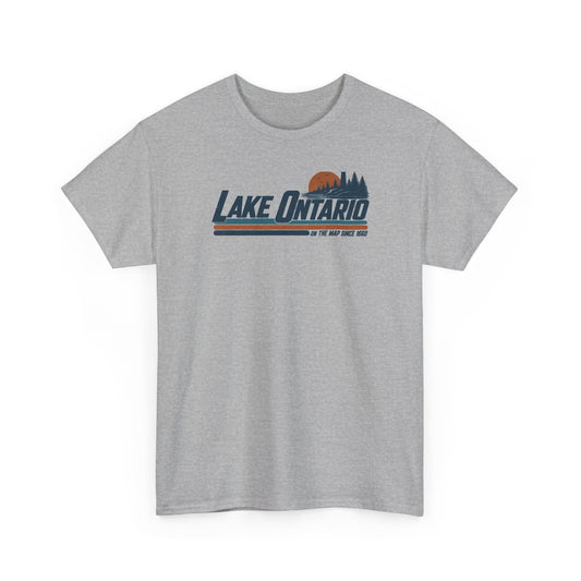 Lake Ontario “On the Map Since 1660” Retro T-Shirt - Let There Be Cute Lake Ontario shirt with vintage On the Map Since 1660 design