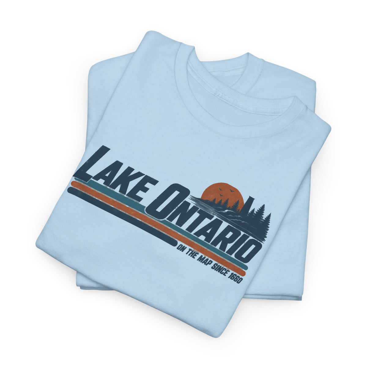 Lake Ontario “On the Map Since 1660” Retro T-Shirt - Let There Be Cute