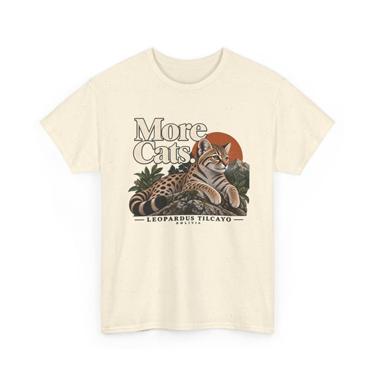 More Cats. Leopardus Tilcayo T-Shirt — New Cat Species 2026 - Let There Be Cute