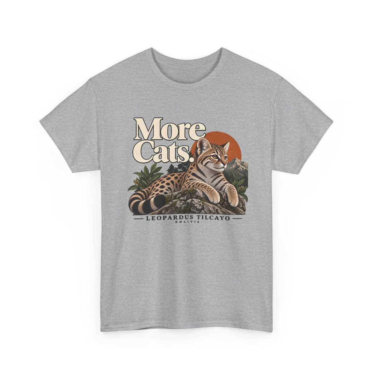 More Cats. Leopardus Tilcayo T-Shirt — New Cat Species 2026 - Let There Be Cute