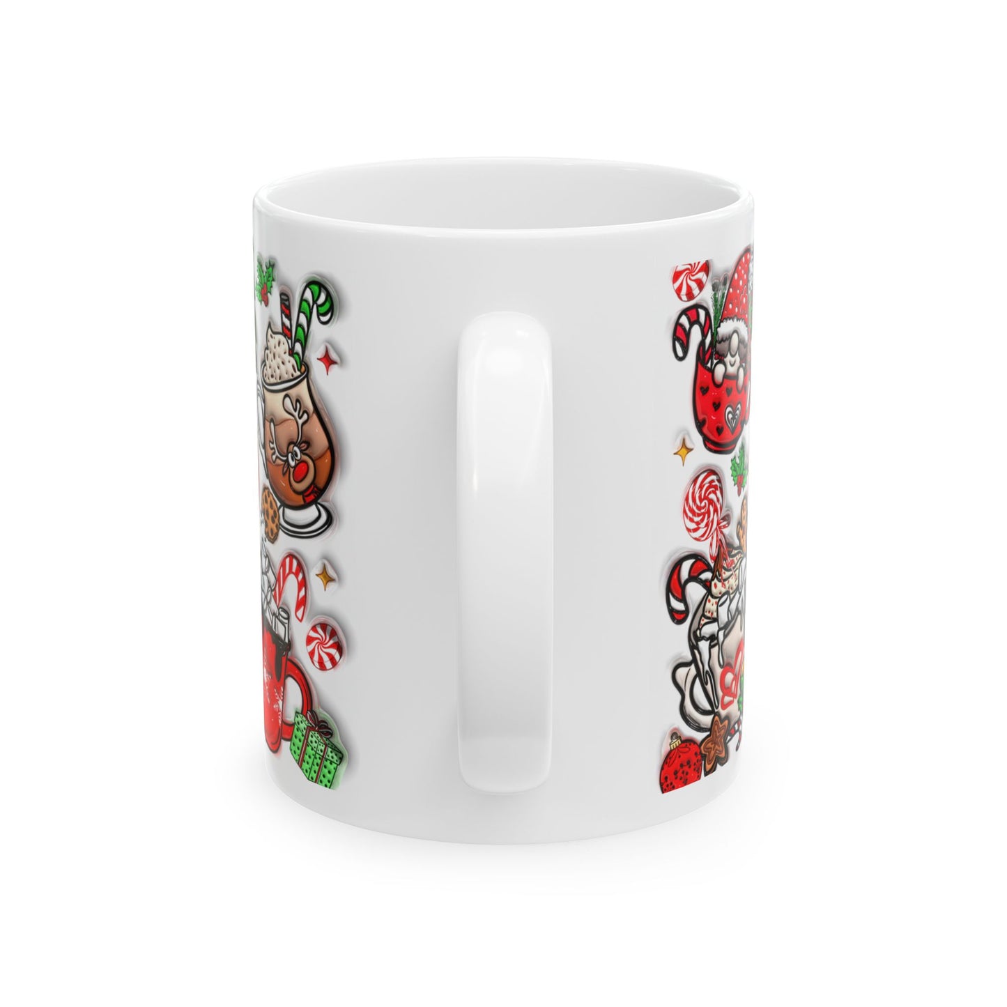 Christmas Vibes 3D Doodle Mug - Let There Be Cute