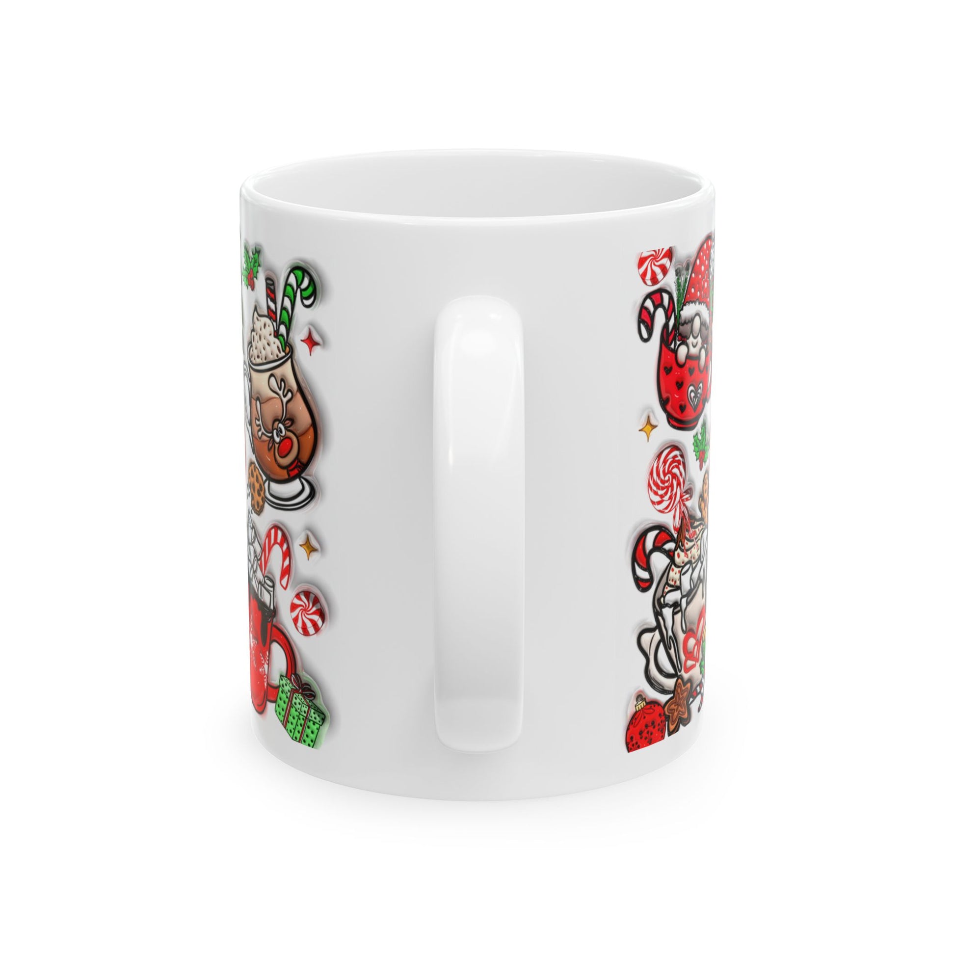 Christmas Vibes 3D Doodle Mug - Let There Be Cute
