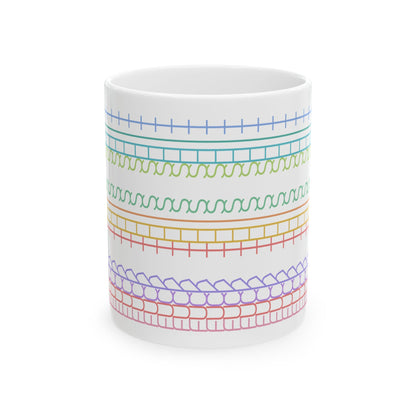 Rainbow Rant Pattern Mug – Hidden “Fck This Sht” Message - Let There Be Cute