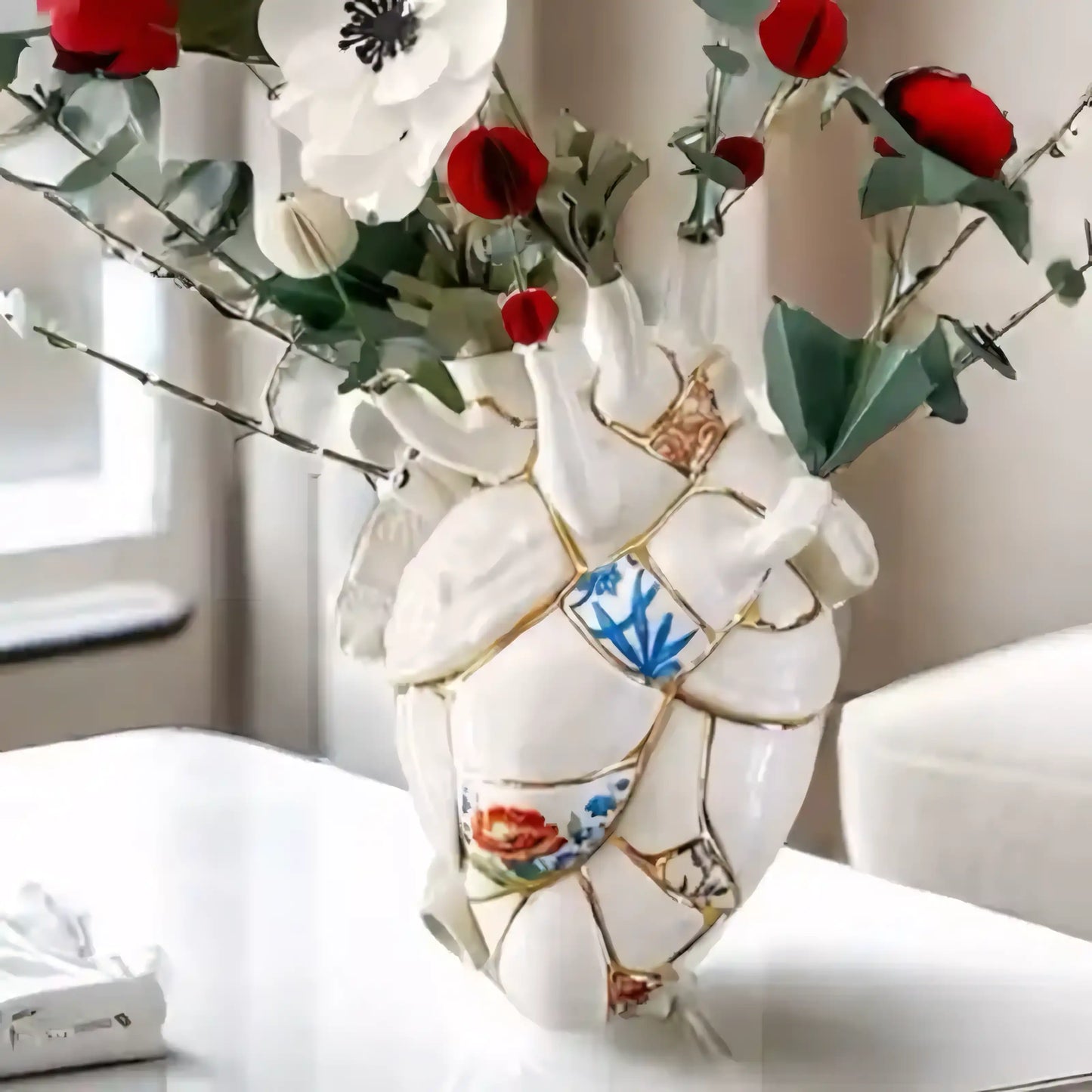 Kintsugi Heart Vase - Let There Be Cute