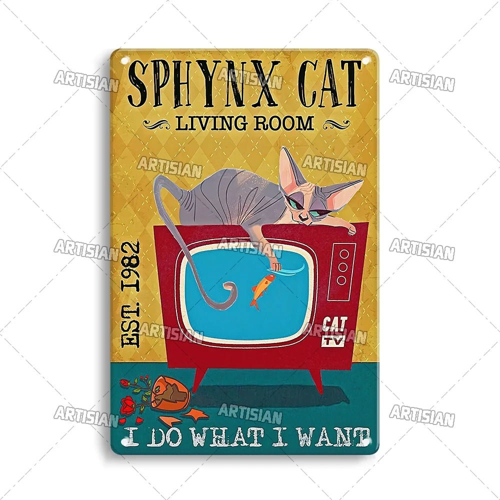 Retro Cat Posters - Let There Be Cute