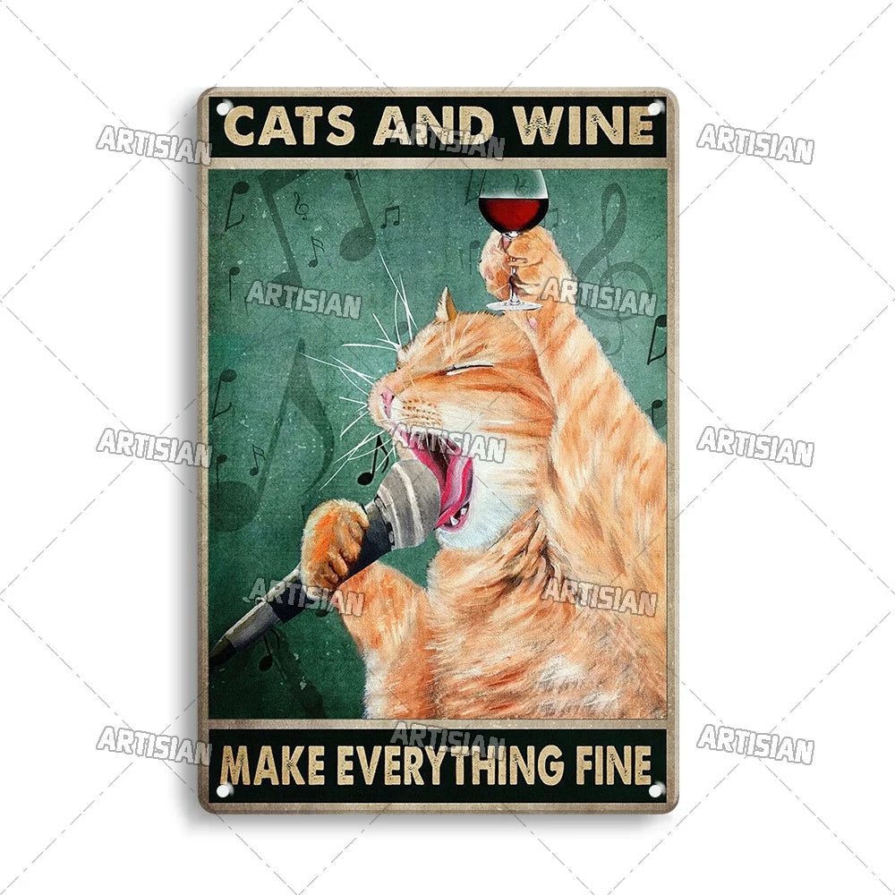 Retro Cat Posters - Let There Be Cute