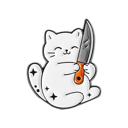 Stabby Tabby Cat Pins - Mix & Match - Let There Be Cute