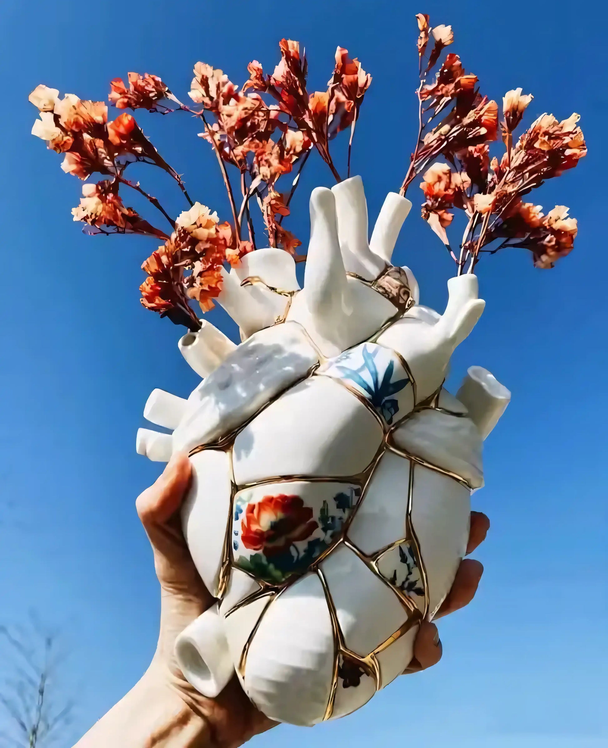 Kintsugi Heart Vase - Let There Be Cute