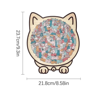 Cat - astrophe Puzzle – 135 Pieces of Feline Mayhem - Let There Be Cute