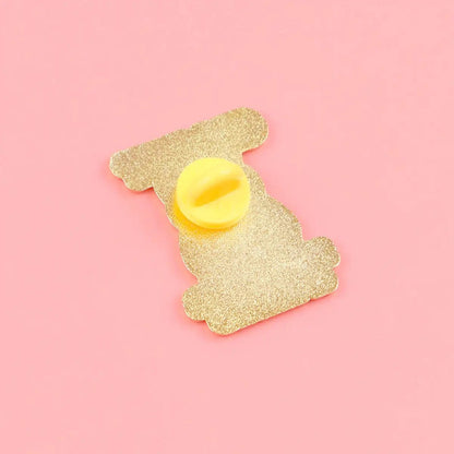 Stabby Tabby Crochet Therapy Enamel Pin – “Because Murder Is Wrong” - Let There Be Cute