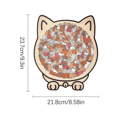 Cat - astrophe Puzzle – 135 Pieces of Feline Mayhem - Let There Be Cute