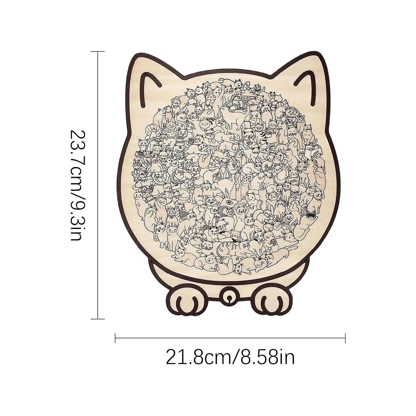 Cat - astrophe Puzzle – 135 Pieces of Feline Mayhem - Let There Be Cute