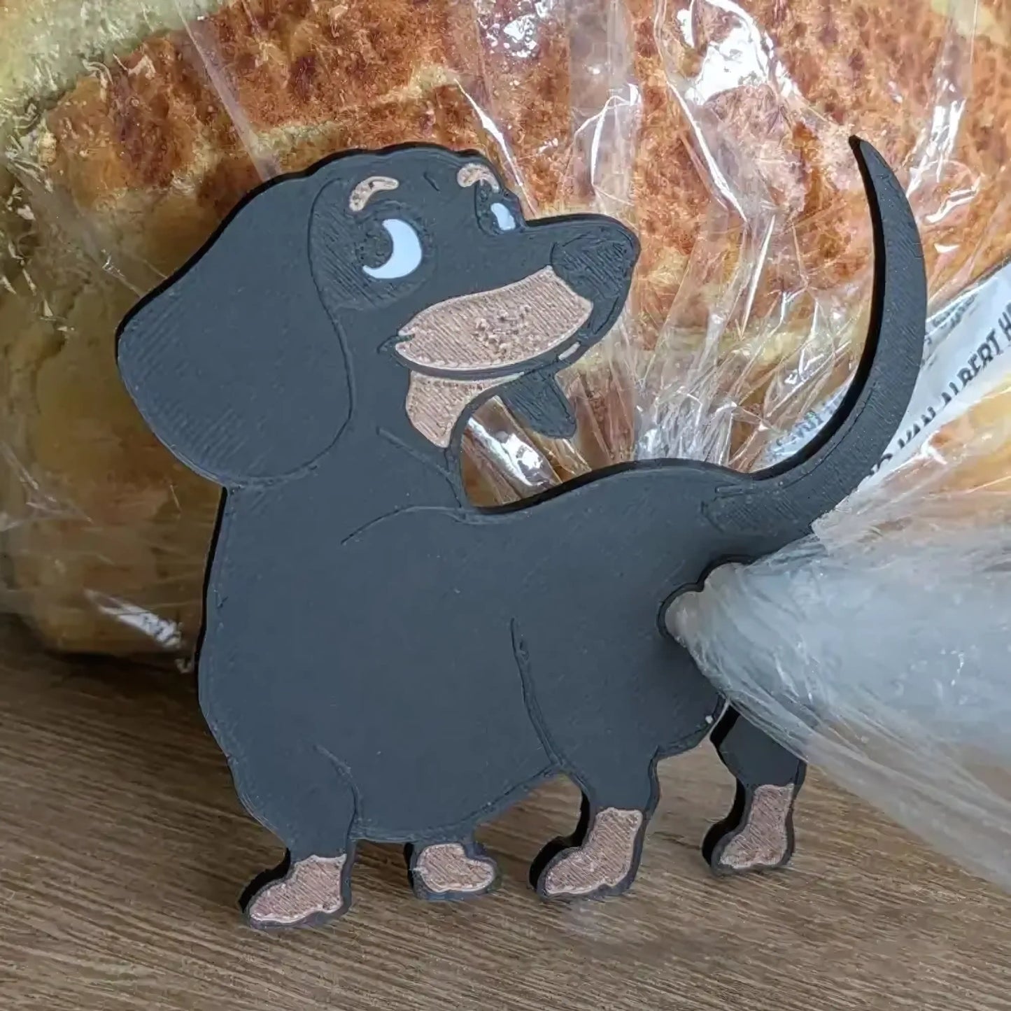 Dachshund Doggy Butt Bread Clip