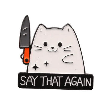 Stabby Tabby Cat Pins - Mix & Match - Let There Be Cute