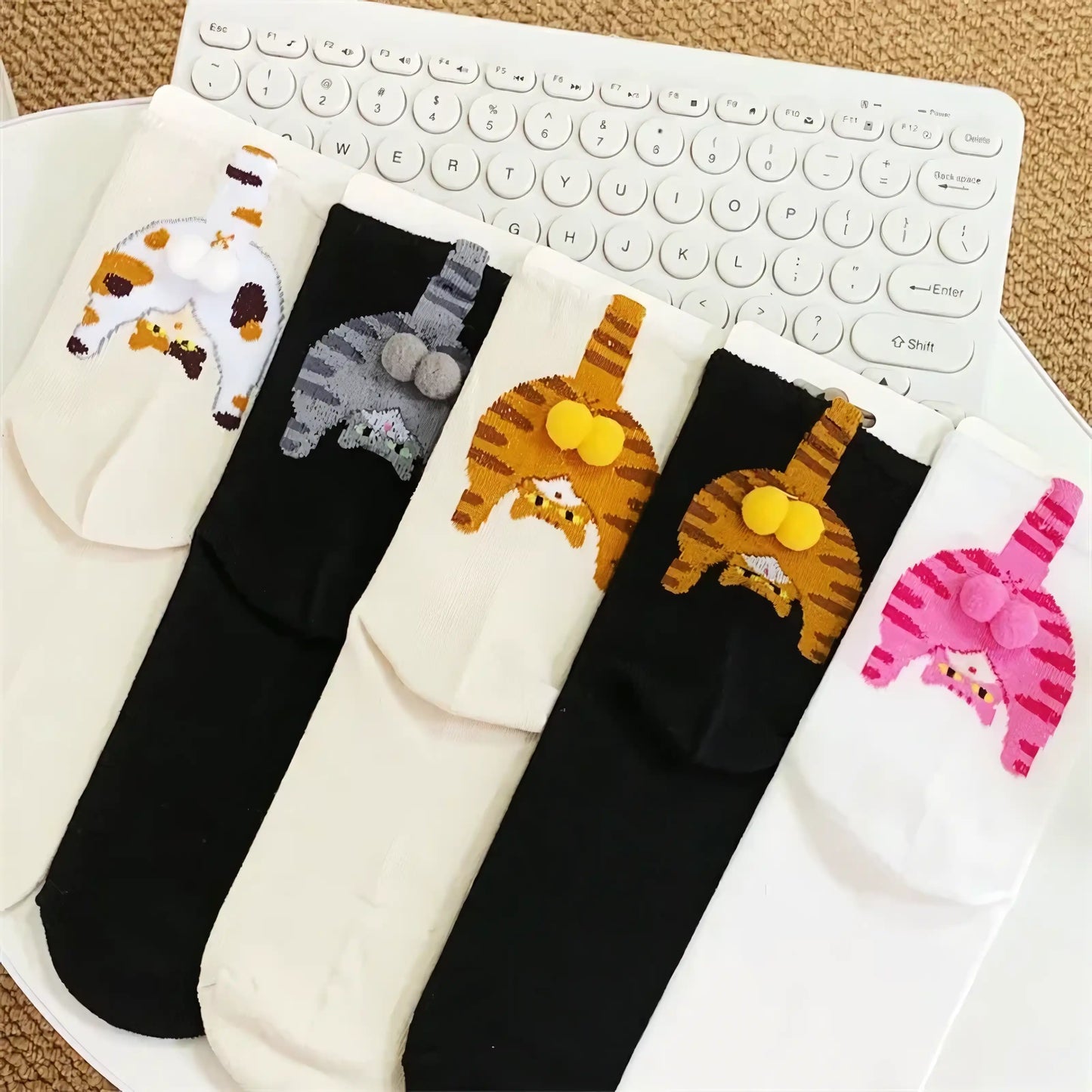 Kitty Jingle Socks - Let There Be Cute
