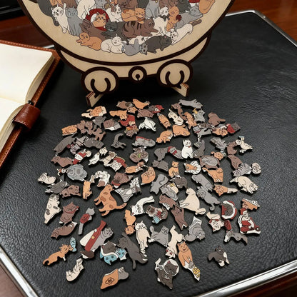 Cat - astrophe Puzzle – 135 Pieces of Feline Mayhem - Let There Be Cute