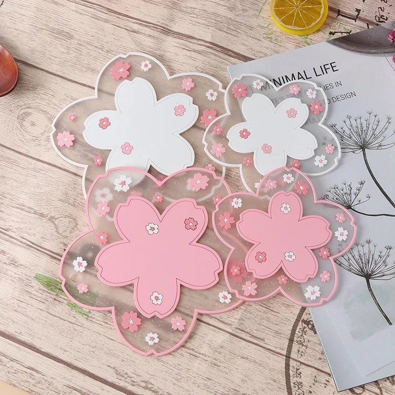 Cherry Blossom Coaster Pad - Let There Be Cute