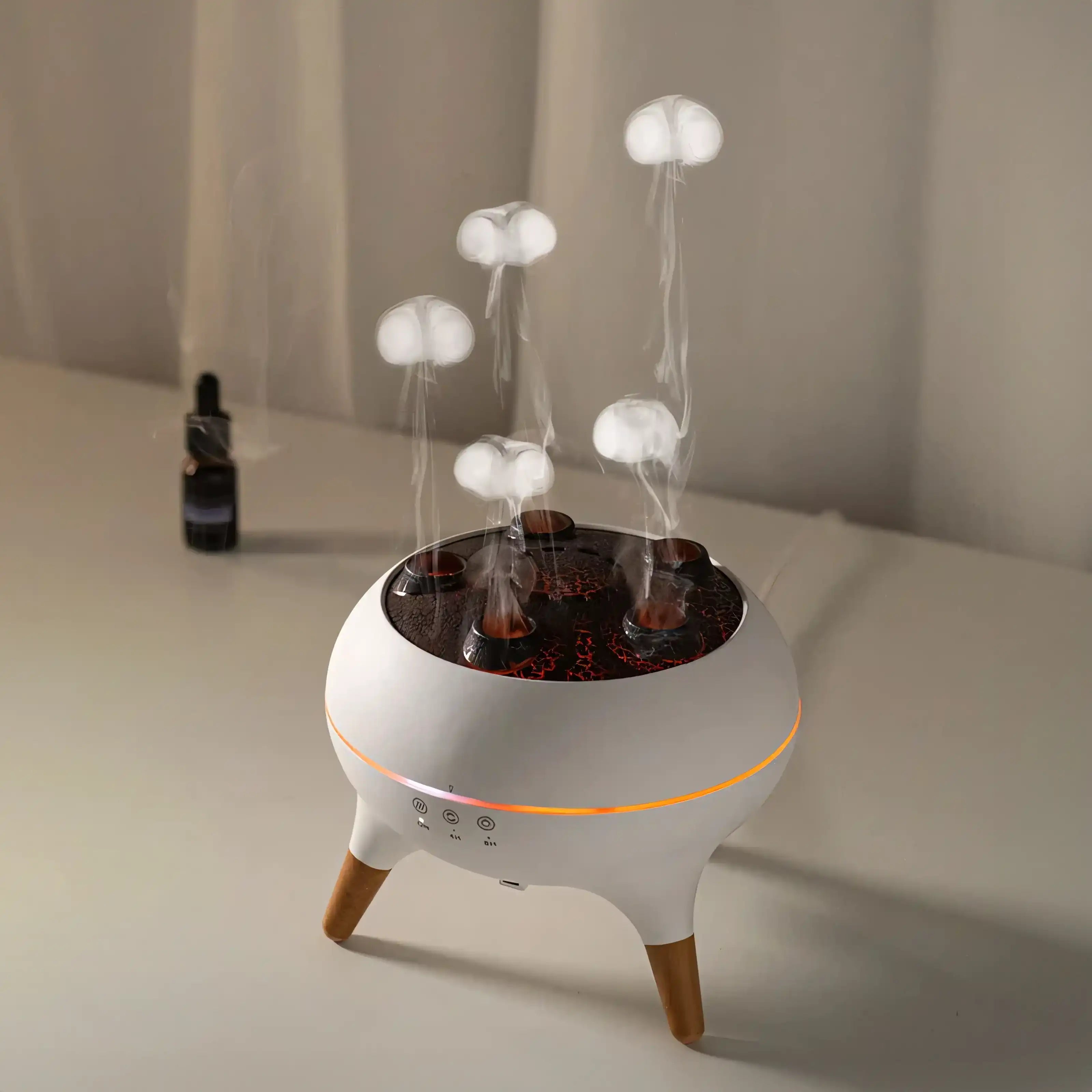 Letgo Diffuser Dream Float Jellyfish Diffuser - Jellyfish Mist Humidifier with LED ...