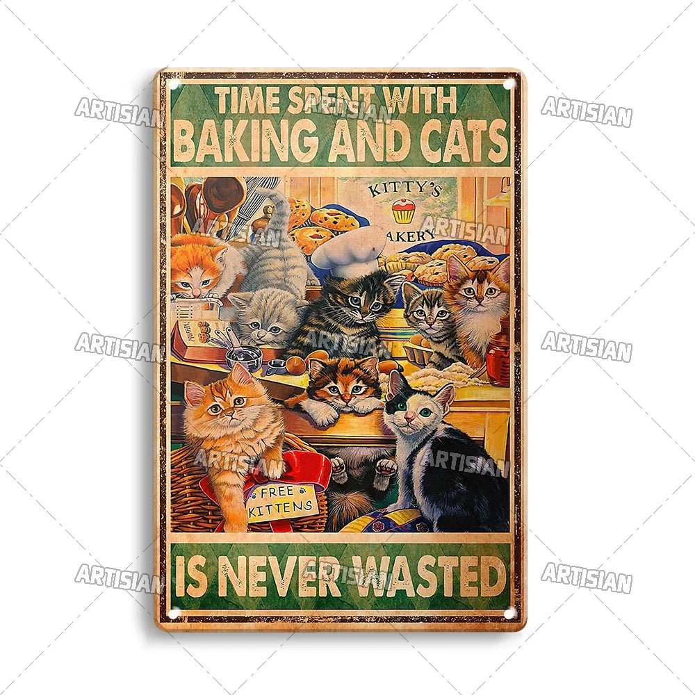 Retro Cat Posters - Let There Be Cute