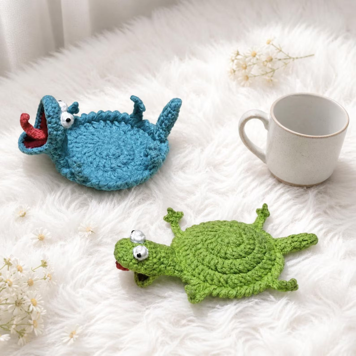 Pop-Up Animal Mug Rug