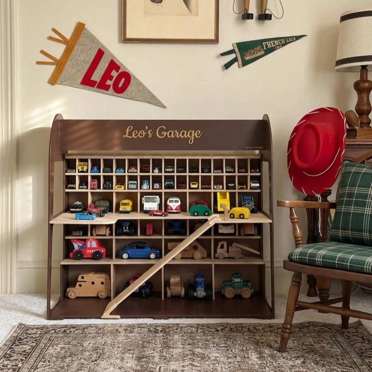 Little Driver’s Handmade Wooden Car Garage - Let There Be Cute