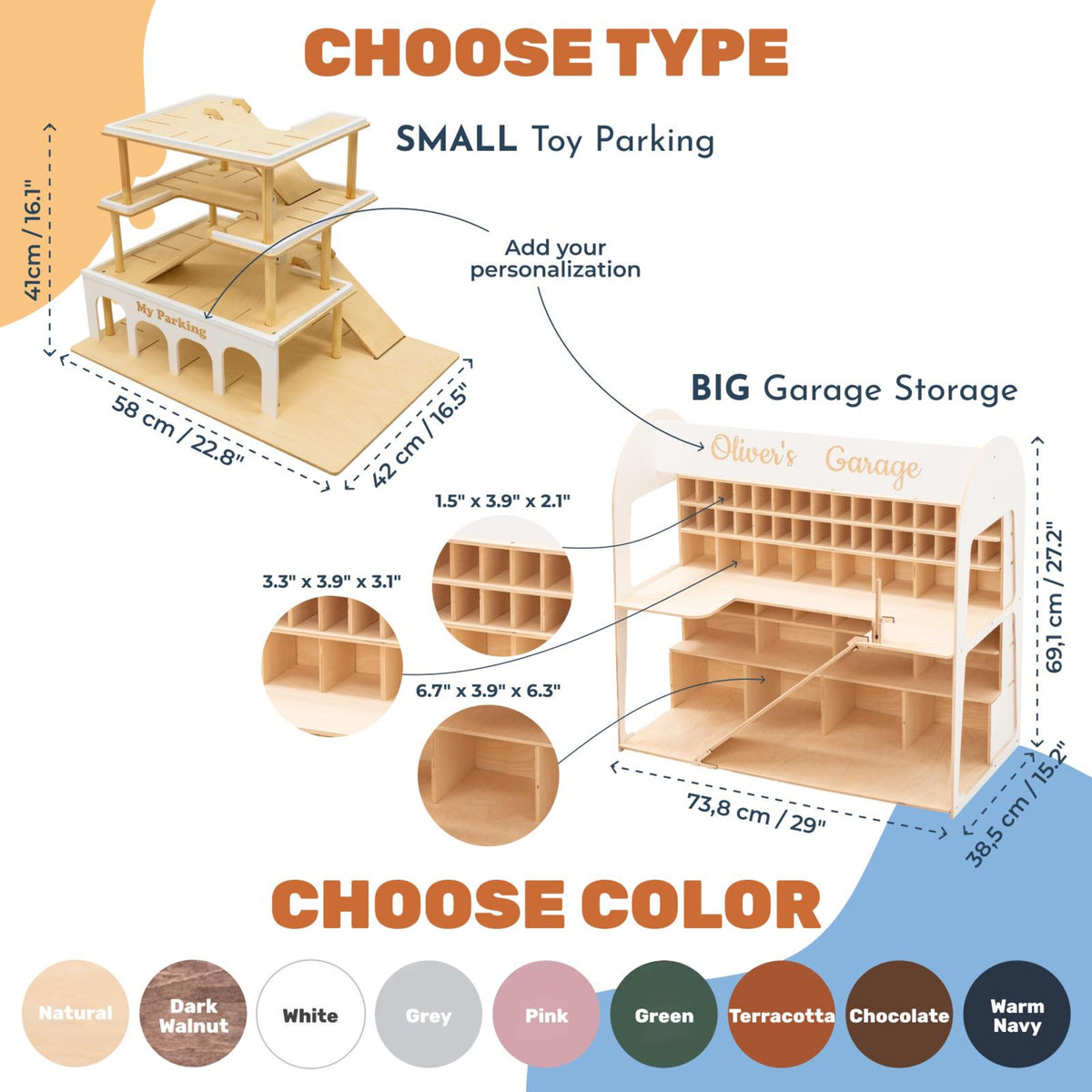 Little Driver’s Handmade Wooden Car Garage - Let There Be Cute