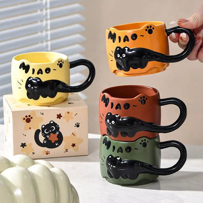 Miao Chaos Stackable Cat Mugs - Let There Be Cute