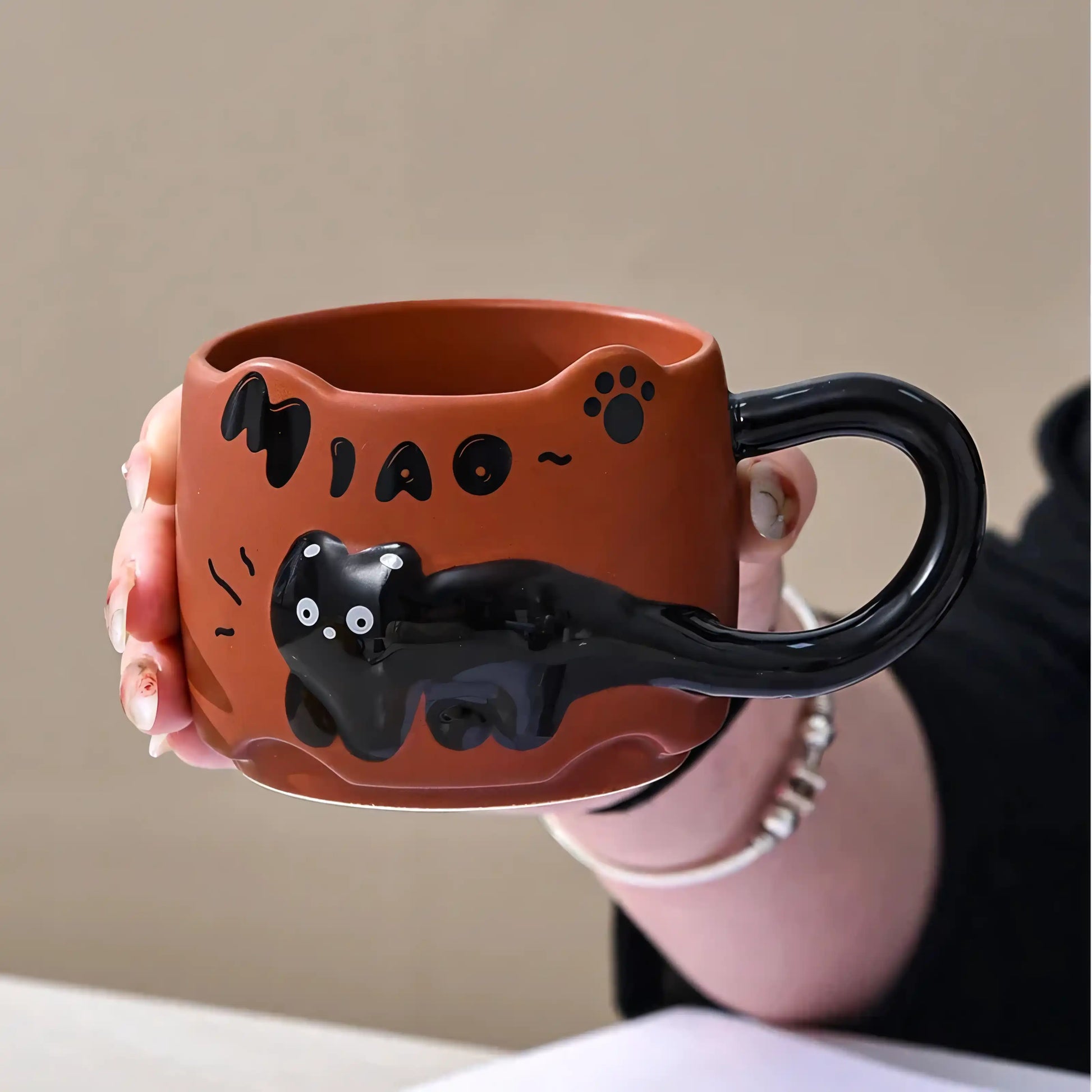 Miao Chaos Stackable Cat Mugs - Let There Be Cute